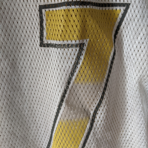 🏈 Rare NFL Reebok Steelers Roethlisberger sparkle glitter jersey women's size M - Picture 6 of 6